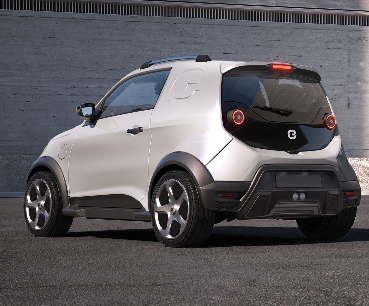 The e.Express EV offers an automated battery swap solution
