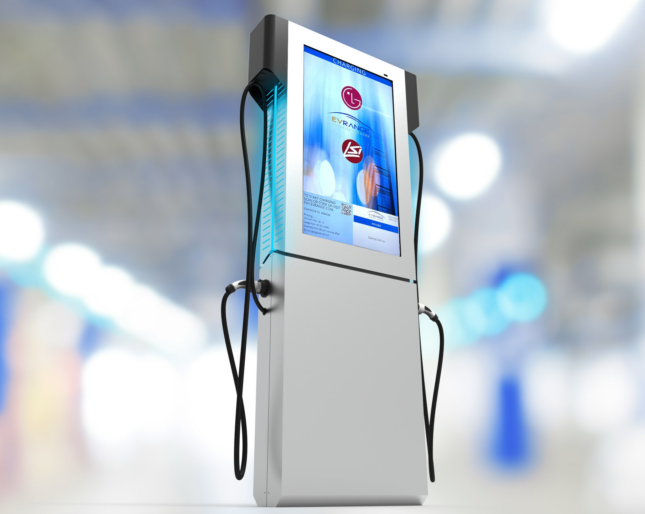 ChargeCast will help remove the complexities of integrating and managing chargers equipped with advertising displays. Photo: EV Range ChargeCast will help remove the complexities of integrating and managing chargers equipped with advertising displays. Photo: EV Range