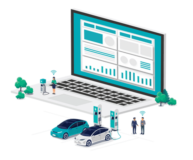 "With net zero approaching, many organisations will be focused on tracking sustainability goals; and software is a key means to do that," says Modestas Gliaudelis of Clenergy EV. Image: Clenergy