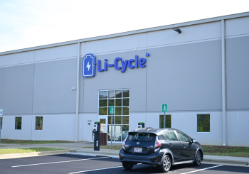 Li-Cycle’s new Alabama battery recycling plant