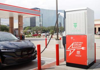 The chargers mark the debut of ultrafast EV charging at a convenience fuel station in Houston. They also are the first commissioned FreeWire chargers in Texas