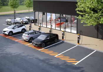 Most charging stations will be at Renault dealerships close to motorways