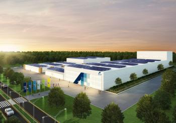 Artist's rendering of Ascend Elements' new Apex 1 facility to be located in Hopkinsville, Kentucky