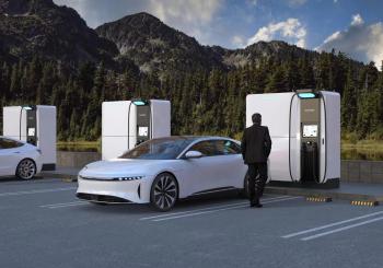 The XCharge Net Zero Series charging station