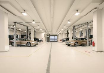 The opening of Lucid Motors third retail location in Europe comes a week after the company won a full five star rating for its Lucid Air