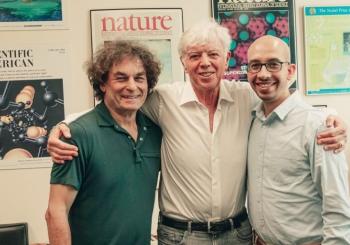 Nanotech Energy's Founders (from left to right): Richard Kaner (chair of scientific advisory board), Jack Kavanaugh (CEO), and Maher El Lady (CTO).