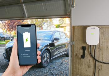 Using the My Leviton App, users can remotely view the status of the charging station and when it is ready to charge, in an active charging session or when a session has ended