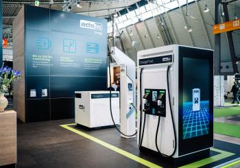 Ads-Tec presented its ChargePost, its ultra-fast charging solution to the public for the first time at Volta-X
