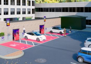 PoGo charging locations will be strategically positioned to be convenient for drivers and with easy access to public amenities