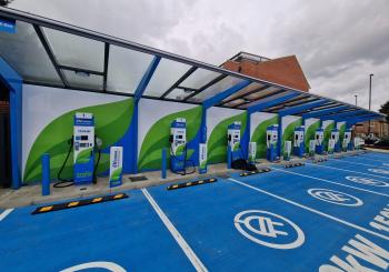 MFG’s Catford site in Southeast London has eight 150kW chargers