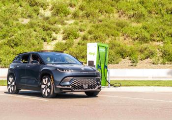In Europe, the Allego network partnership provides Fisker drivers with 100% renewable-energy charging options. (Photo: Fisker)