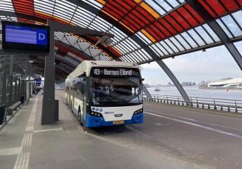 GVB is using the smart charging and energy management to cost-effectively charge its planned fleet of approximately 159 vehicles throughout the city in 2023. Photo: GVB