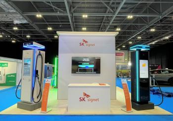 At last week’s Move London 2023, SK Signet showcased the 400kW V2 ultra-fast charger, which can fully charge an EV to 80% in just 15 minutes