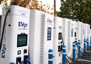 Companies such as Electrify America, lonity and EVgo are investing heavily in developing ultra-fast charging stations across major highways and cities. Photo: EVgo