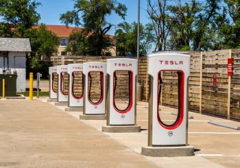 Tesla Chargers in Arizona. Image: © Miroslav Liska/Dreamstime.com
