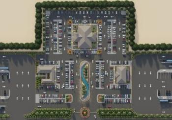 A rendering of the new WattEV Sacramento electric truck stop. Illustration: WattEV