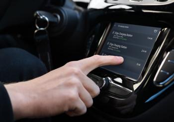 Drivers with Alexa-enabled vehicles, as well as automotive accessories like Echo Auto, can now ask Alexa to help them find and navigate to nearby EV charging stations. Photo: Business Wire