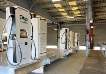 An EVgo prefabricated skid in the process of assembly. Photo: Business Wire