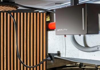 ravity’s 500kW charger is modular and scalable architecture with multiple mounting options. Photo: Gravity