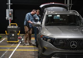 The CharIN Testival North America 2023 replicated everyday driver scenarios to reveal where electric vehicles and chargers fail to operate together. Photo: Business Wire