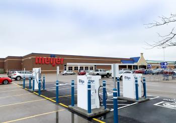 An EVgo fast charging station at a Meijer location in Ohio. Photo: Business Wire
