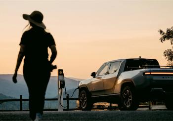 “We just don’t see anyone making enough investment in the grid,” warns David DeVoe of US-based EV manufacturer Rivian. Image: Rivian