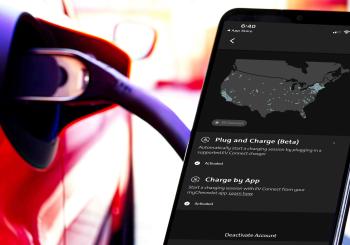 GM drivers can now simply plug in and charge their vehicles on the EV Connect network without swiping a payment card or scanning an RFID tag at nearly 200 compatible DC fast chargers nationwide. Photo: EV Connect