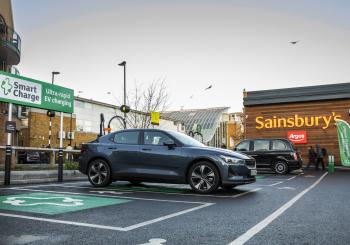 Smart Charge will have over 750 bays in more than 100 Sainsbury’s locations by the end of 2024, making it one of the UK’s top five providers of ultra-rapid EV charging. Photo: Kempower
