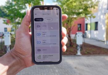 The hotel management system and EV charger integrate to provide seamless payment options to guests. Photo: Sihot