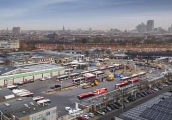 The HTM Personenvervoer bus depot project involves the installation of all 41 charging stations with a total of 122 charging points. Photo: Daimler Buses Solutions