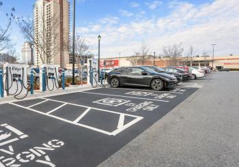 An EVgo fast charging station in Atlanta, GA. Photo: EVgo