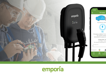 Emporia’s line of products includes smart home energy monitors, smart plugs, EV chargers, current sensors, and an integrative app that allows for easy energy management. Photo: Emporia Energy