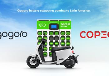 At the heart of Gogoro's ecosystem is an open and interoperable battery swapping platform. Image: Gogoro