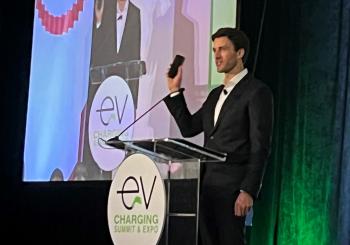 Andrew Cornelia told the audience at the EV Charging Summit & Expo that Mercedes-Benz has invested US$1bn in building its North American charging network