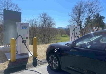 With nearly 40 NEVI projects underway, ABB E-mobility complies with Phase II of the Build America, Buy America rules, is J3400 (NACS) ready, and enables 97+% uptime. Photo: ABB E-mobility