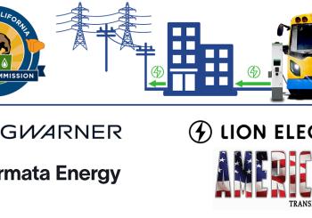 Partners like BorgWarner, Fermata Energy, Lion Electric, and American Transportation believe this initiative paves the way for a sustainable future in student transportation. Image: California Energy Commission