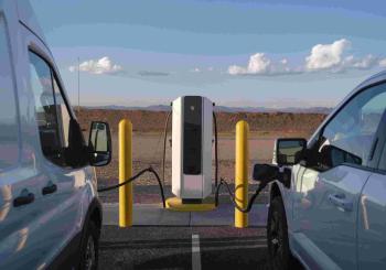 Public sector customers are increasingly investing in electrified fleets and EV infrastructure as fuel and energy costs rise, seeking lower operational costs, increased uptime, and data to help optimise fleet operations. Photo: FordPro