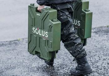 Kratos power packs being handled with ease. Photo: Solus Power