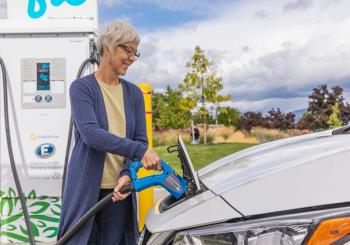 The FortisBC network has 42 fast-charging stations serving drivers in British Columbia’s Southern Interior region. Photo: FortisBC