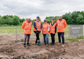 Work on on the new rapid charging Super Hub is due to complete by Spring 2025. Image: InstaVolt