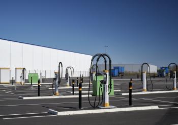 Scania-owned Erinion aims to install 40,000 charge points at customer sites, significantly contributing to the 240,000 - 265,000 needed for European fleet hubs. Photo: Erinion