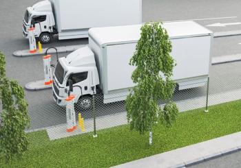Hedin Supercharge’s newest public charging station, operated in the Virta platform. Photo: Kempower