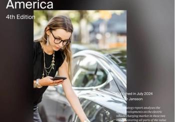 The number of connected EV charging points in Europe and North America reached an estimated 7.4 million units in 2023.  Image: Berg Insight