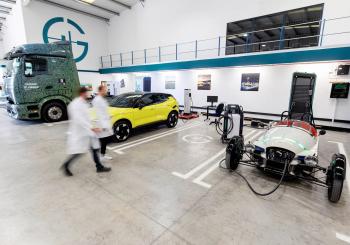 The new Gridserve testing laboratory in Swindon. Image: Gridserve
