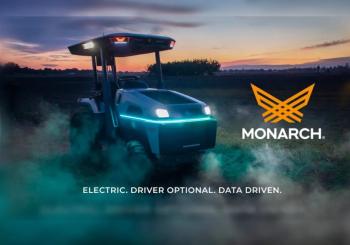 In the last two years, Monarch Tractor has deployed more than 400 of its MK-V fully electric, driver-optional, smart tractors. Photo: Monarch Tractor