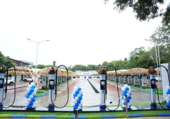The charging hub is operated by Glida, formerly Fortum Charge & Drive India, and Kempower acted as one of the EV charging solutions providers for the hub. Photo: Kempower