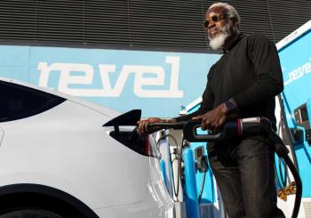 Revel plans to have 1,000 fast chargers across New York City, the Bay Area, and Los Angeles within the next two years. Photo: Revel