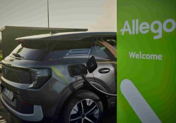 Ford Explorer charging at an Allego charging station. Photo: Ford