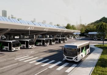Siemens' Depot360 Managed Services will optimise charging and ensure stable operations for Unibuss' electric bus fleets at two depots. Photo: Siemens
